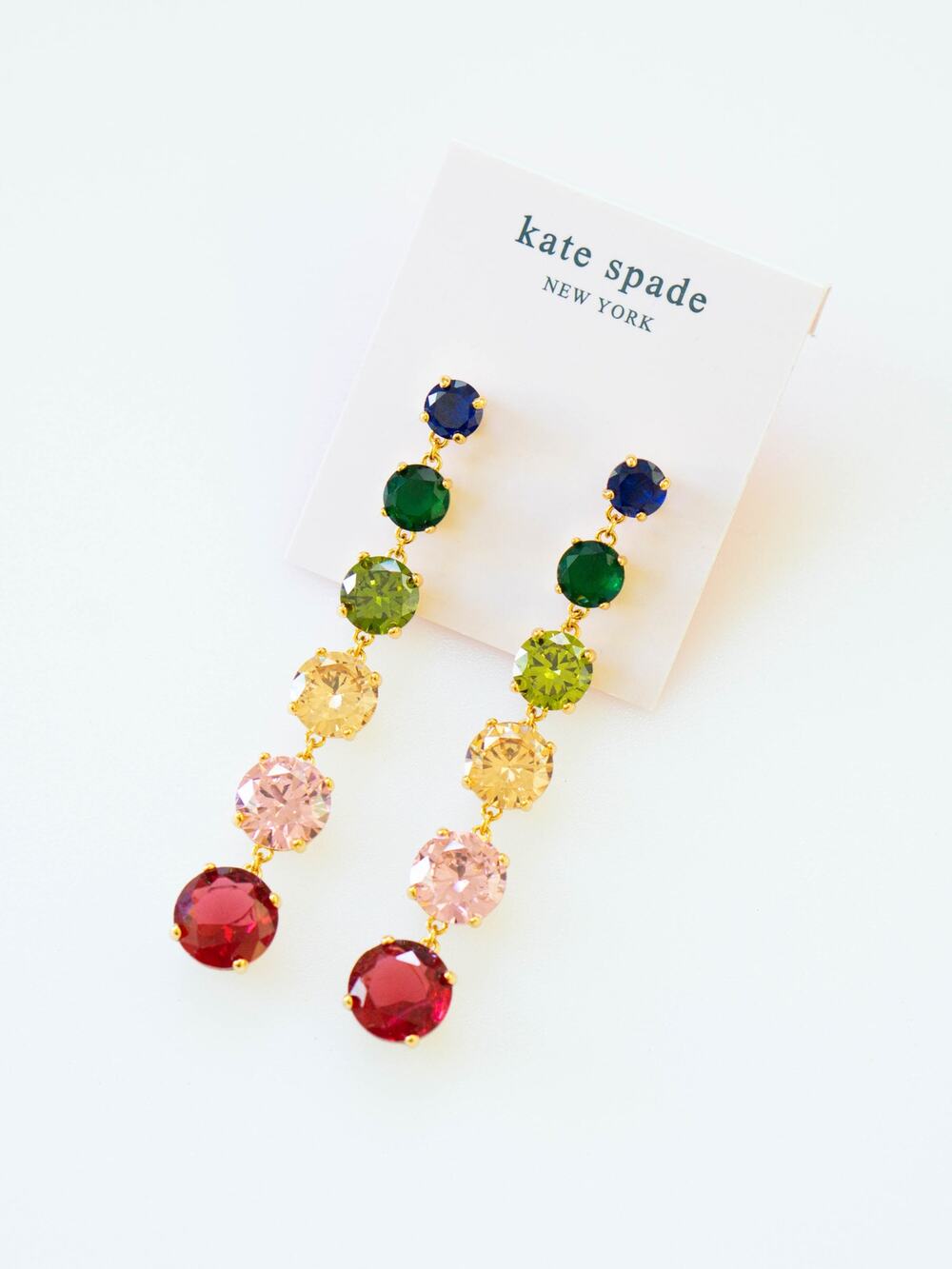 Kate Spade Candy Shop Linear Earrings Multi Color